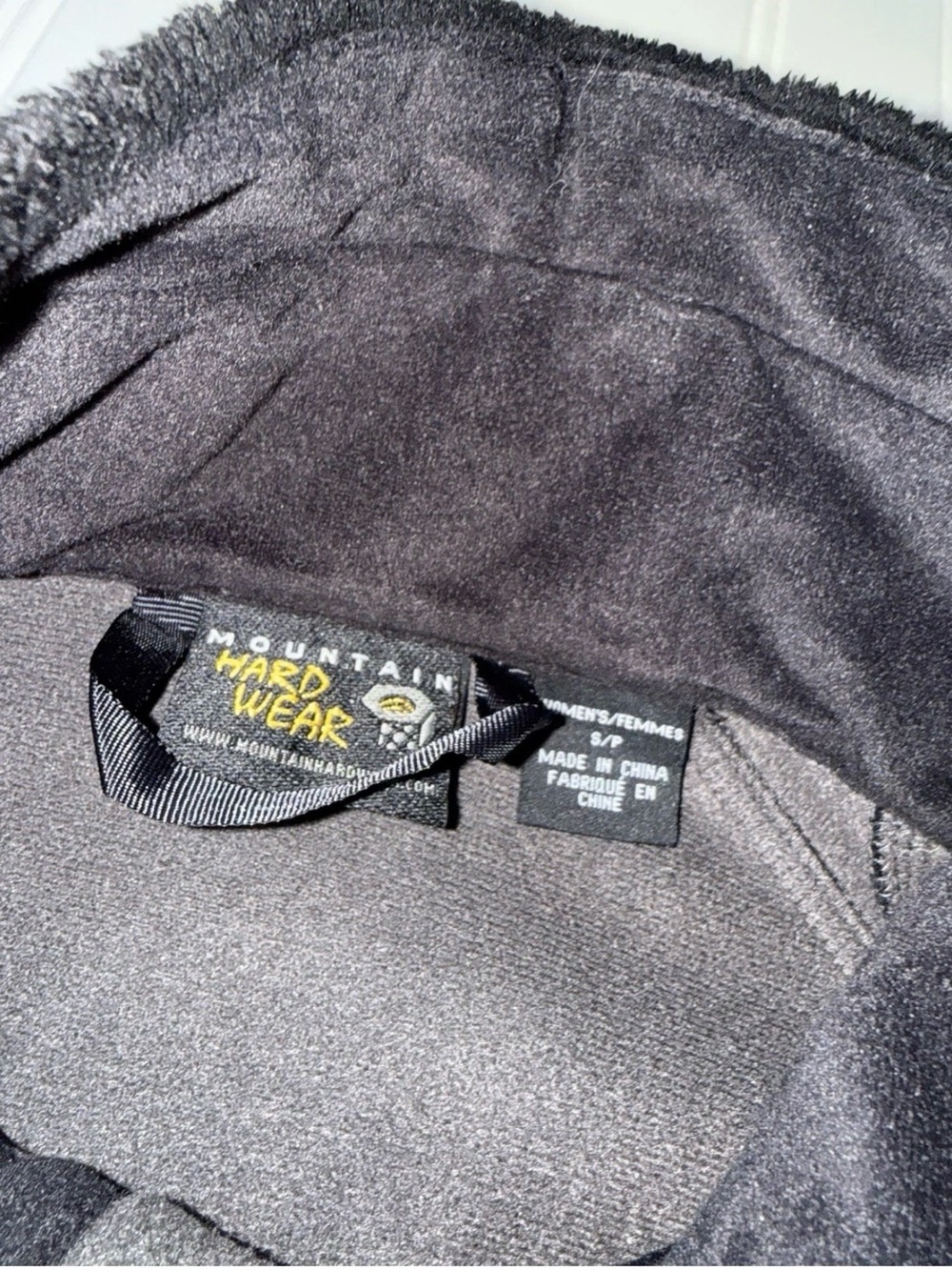 Mountain Hardware Womens Wind Stopper Jacket Medium Black Fleece 1782 - Picture 3 of 5